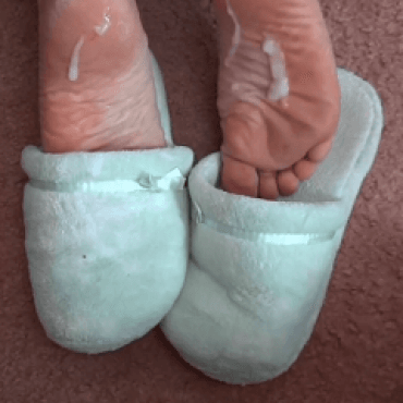 Cum on my Slippers and Soles