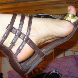 Well Worn Suede and Leather Sandals