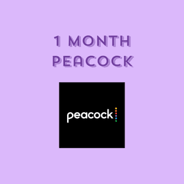 1 Month Peacock