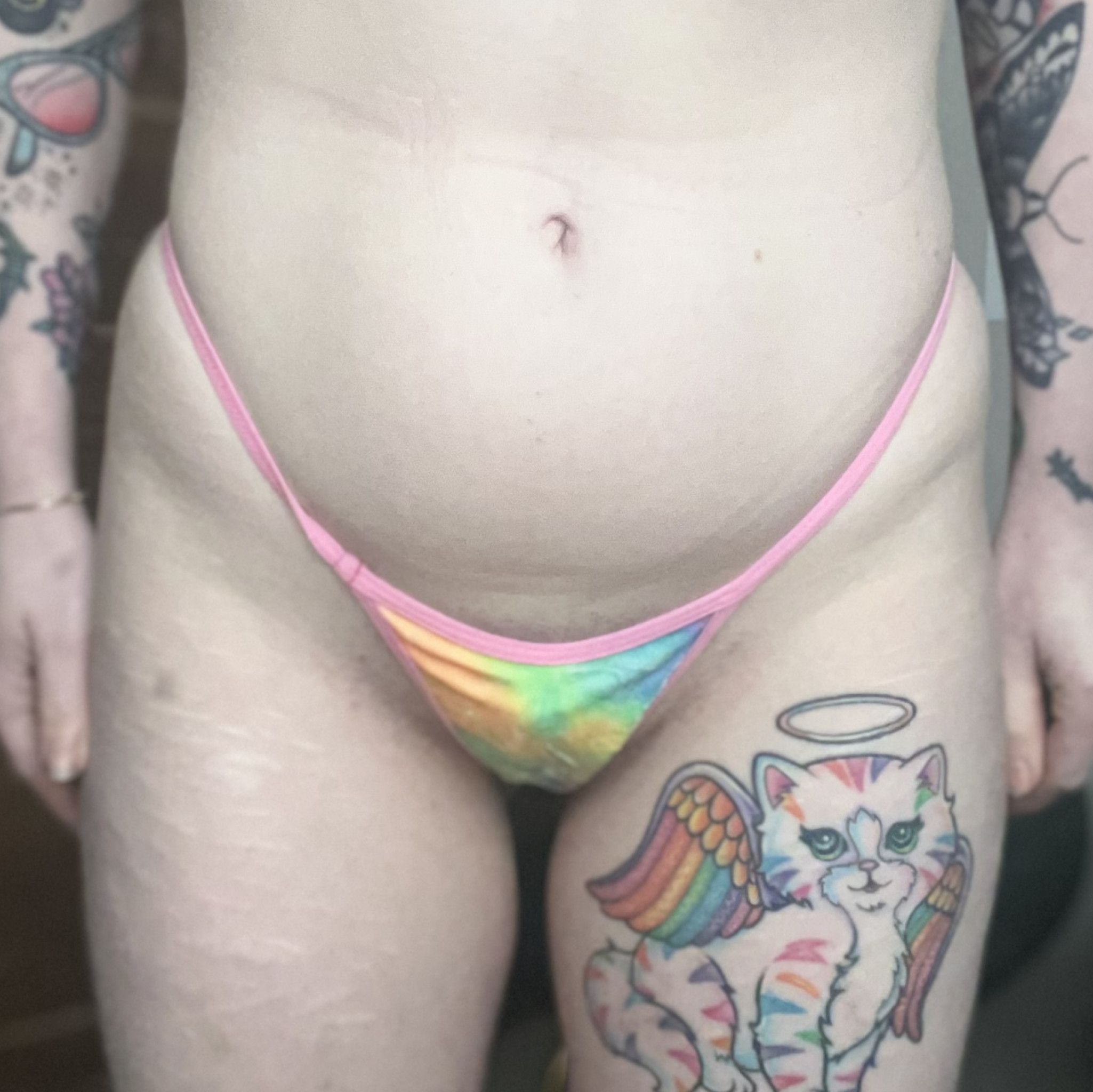 Tie Dye G string panties