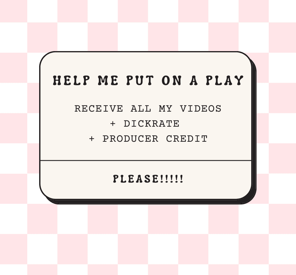 HELP ME PUT ON A PLAY