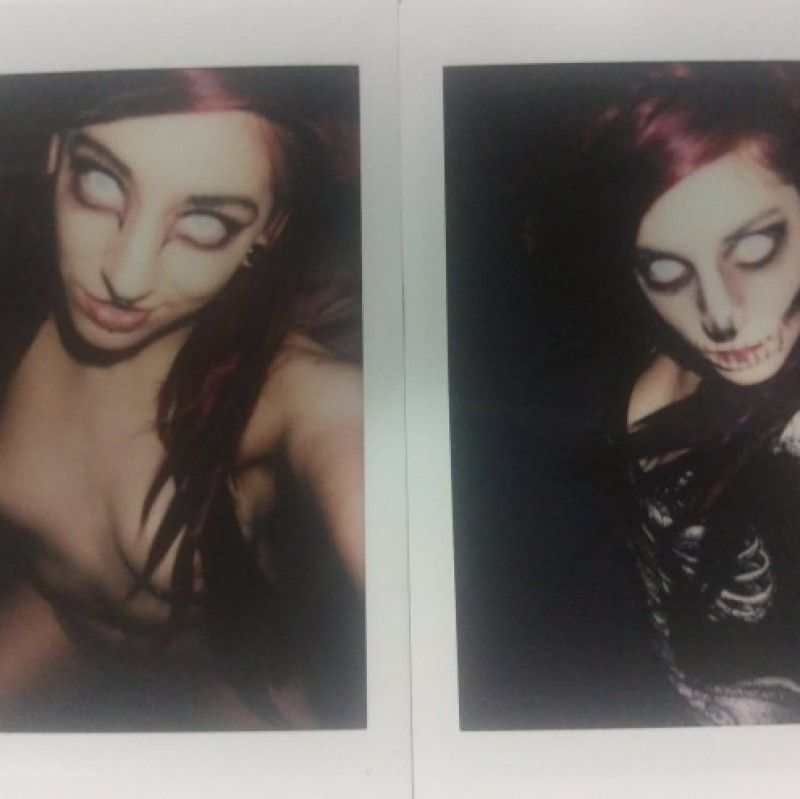 2 Premade Costume Polaroids