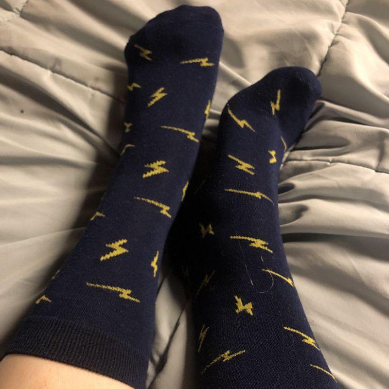 Calf High Lightning Socks