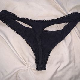 premium thong: black