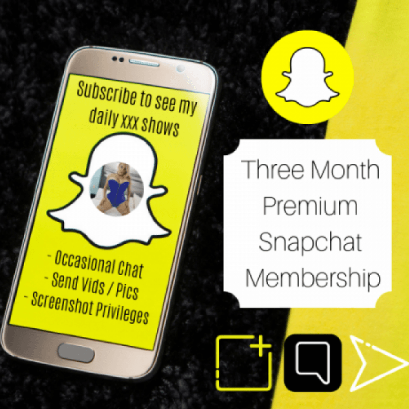 Three Month Snapchat Subscription