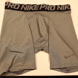 Grey Nike Pro Compression Shorts