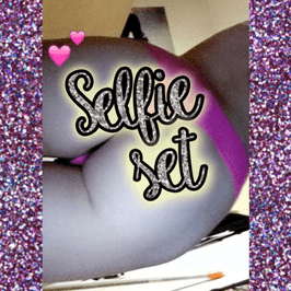 Selfie photo set