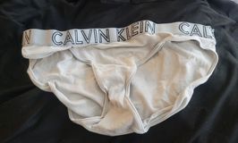 White Calvin Klein Panties bikini cut