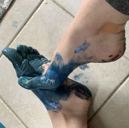 Painted Feet Photoset 1