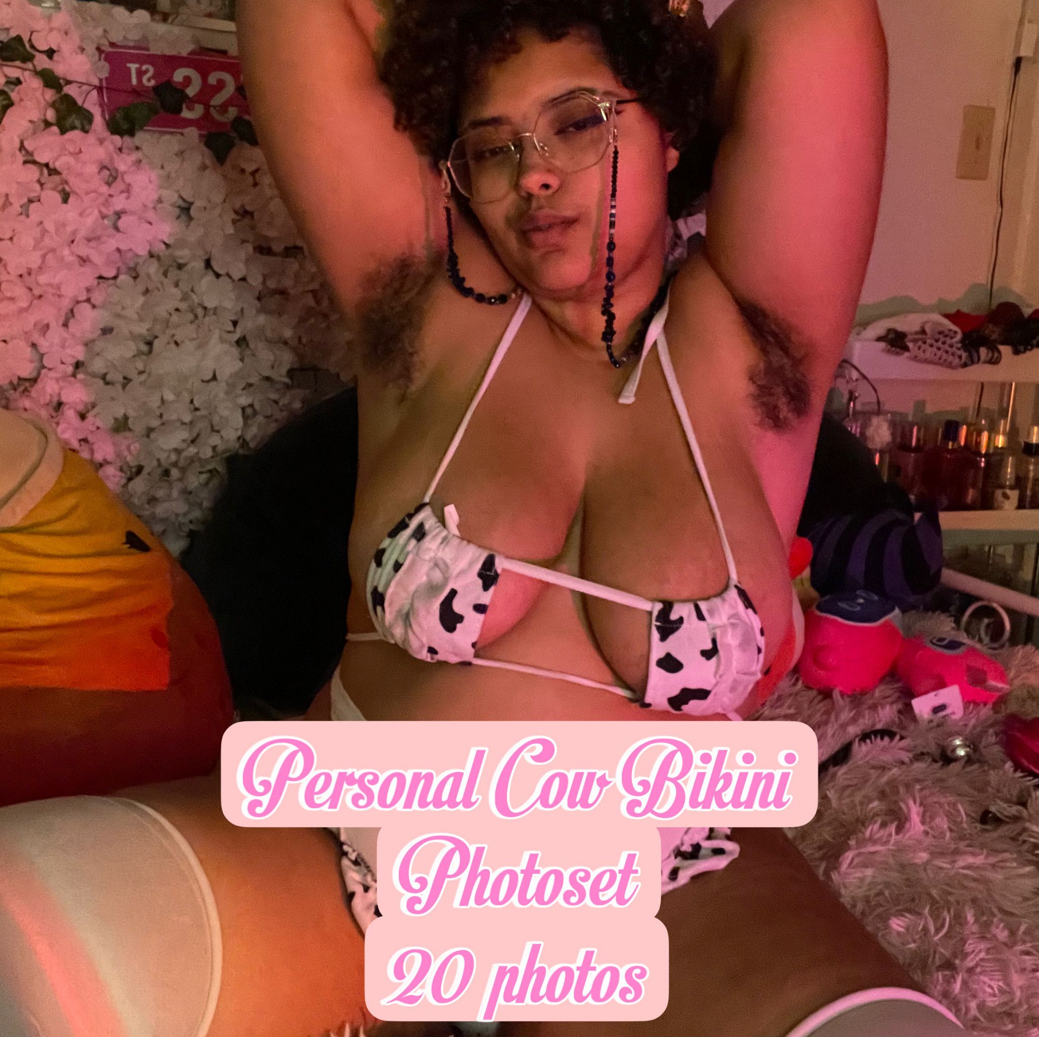 Personal Cow Bikini Set