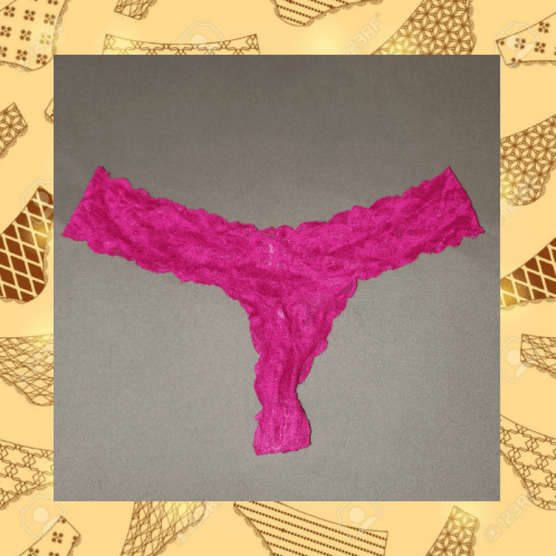 Dark Pink Lace Thong Victorias Secret