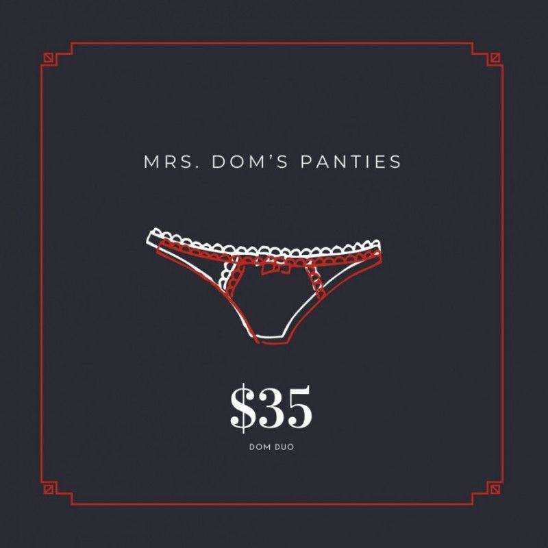 Mrs Doms Panties