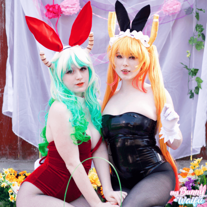 Easter Dragon Maid Cosplay Collab Photoset