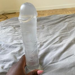 used transparent dildo