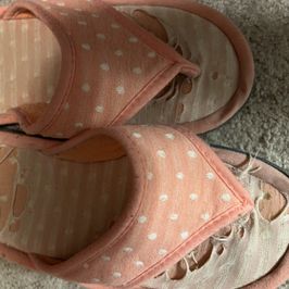 Very Worn House Slippers