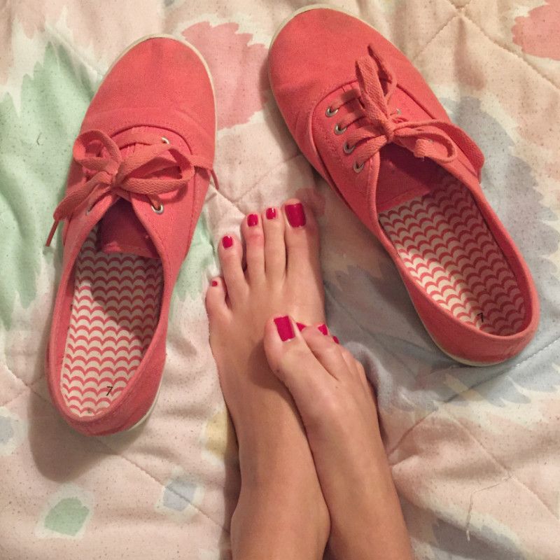 Scentsational Pink Canvas Shoes