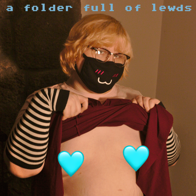 a folder full of lewds