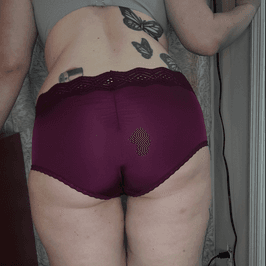 Purple Satin Panties