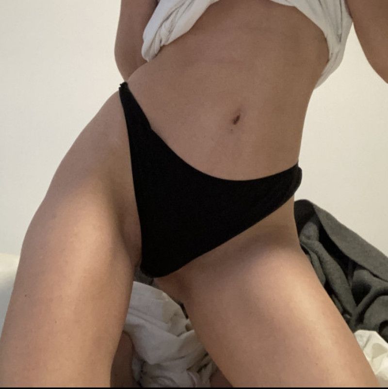 Cotton Black Thong