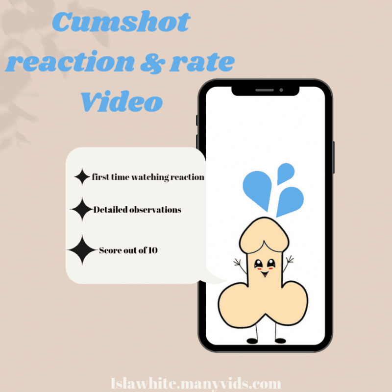 Cumshot reaction and rate video