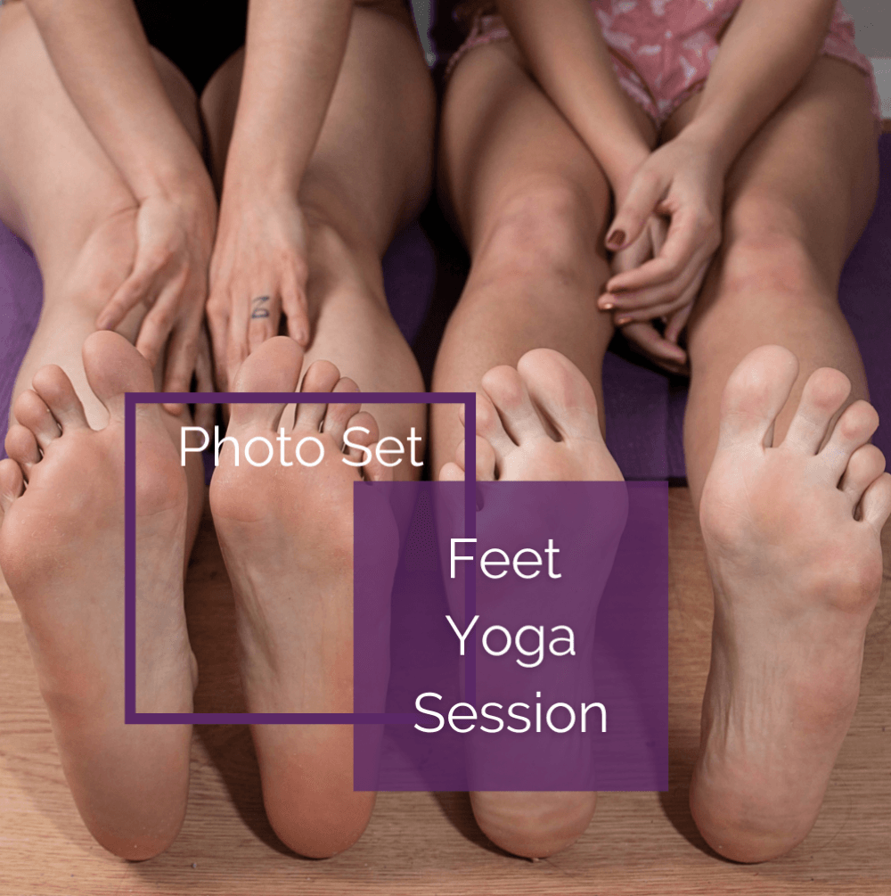 Vid and Photoset: Feet Yoga Session