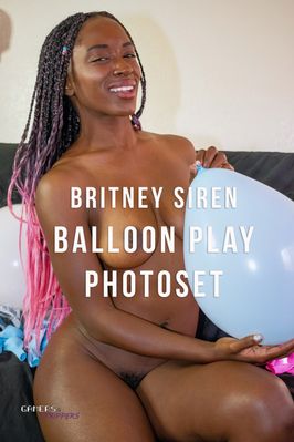 Britney Siren: Balloon Play Photo Set