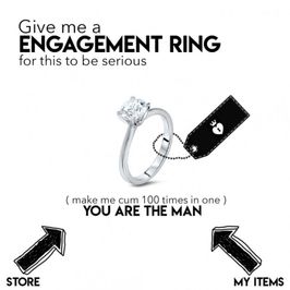 give me a engagement ring