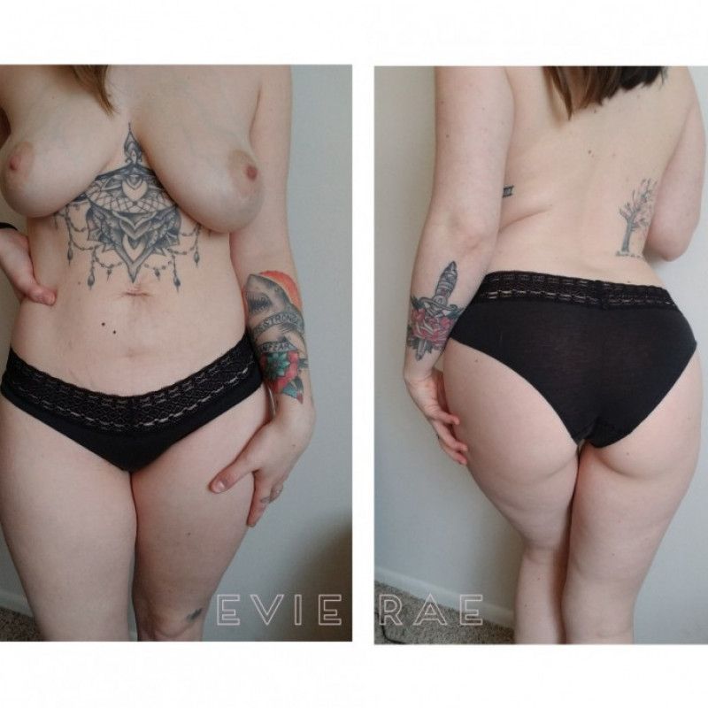 Black Cotton Lace Trim Panties