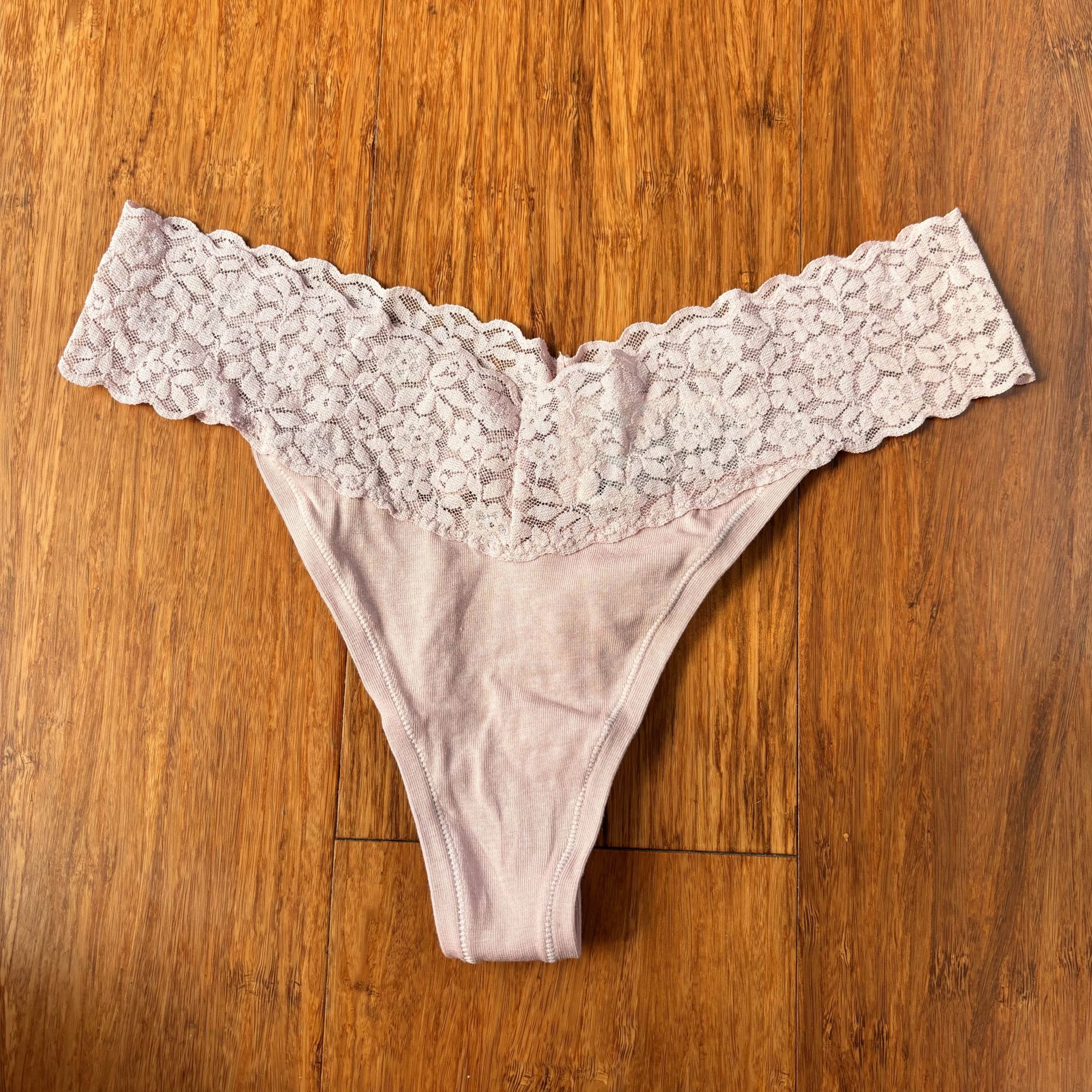 Floral Lace Thong