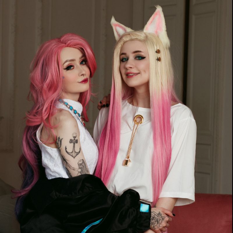 KDA Sraphine and Ahri NUDE set