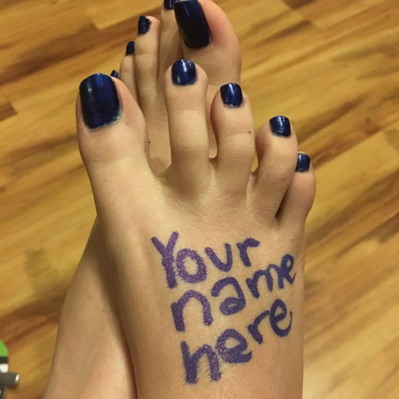 Custom Foot Fan Sign