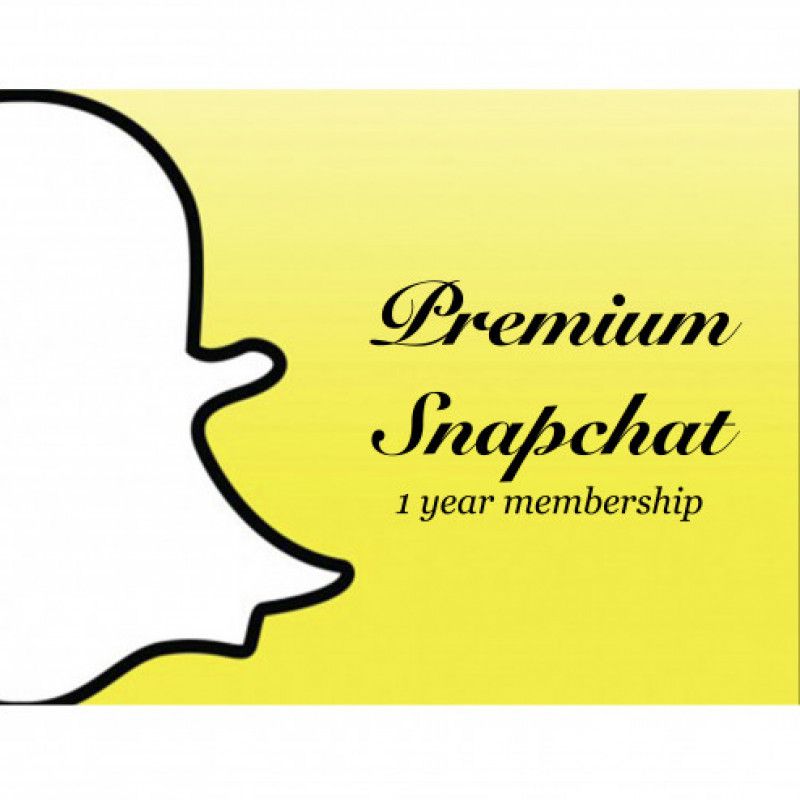 Premium Snapchat 1 Year