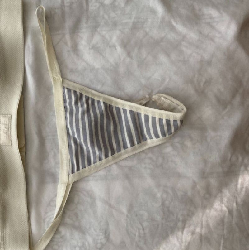 Cream and Grey Gstring