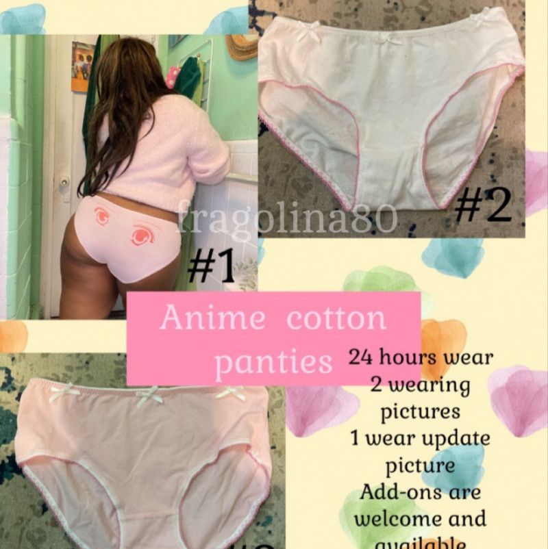 Anime cotton panties