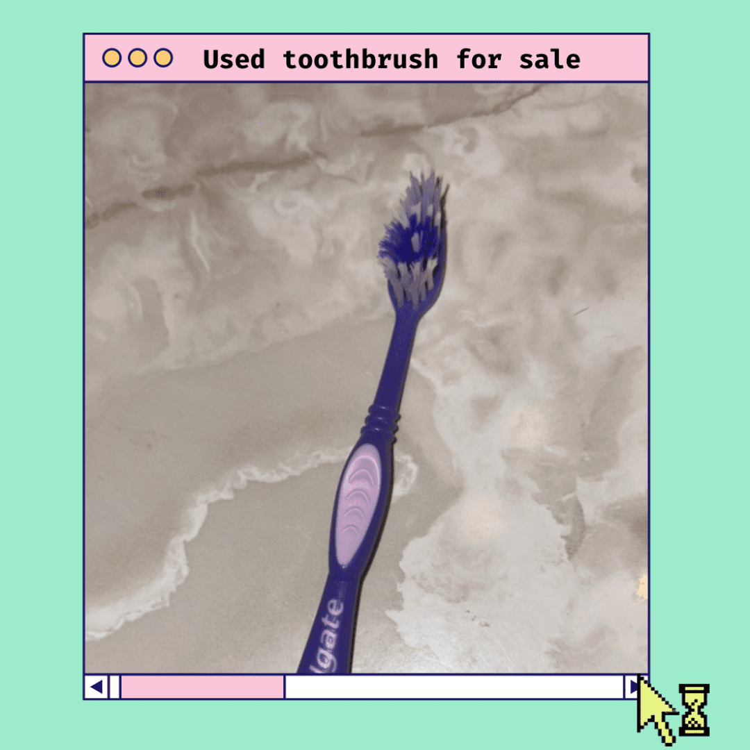 Used toothbrush