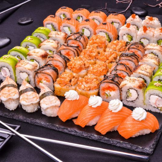 Order sushi for our depraved family