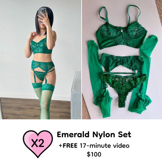 Emerald Nylon Set