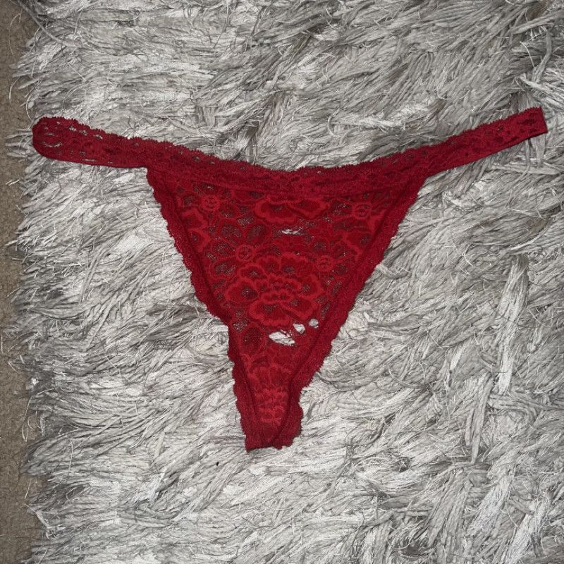 Red Victoria Secret Thong