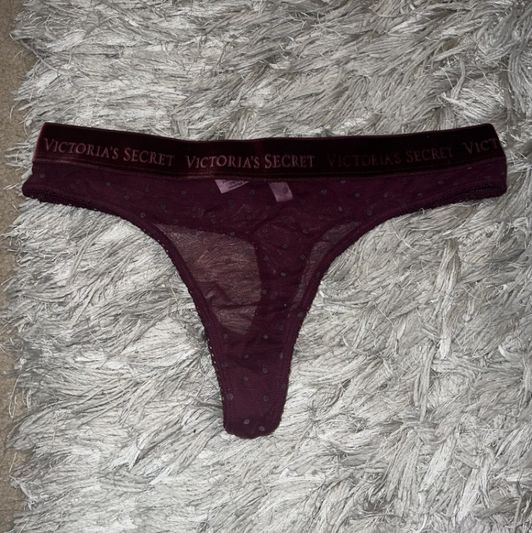 Maroon Victoria Secret Thong