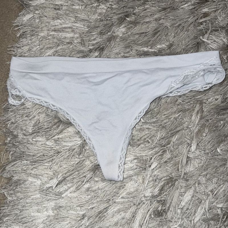 White Victoria Secret Thong