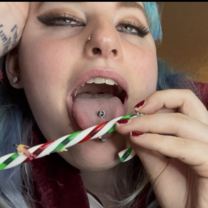 Sucked on Candy Cane Full of Tiny People