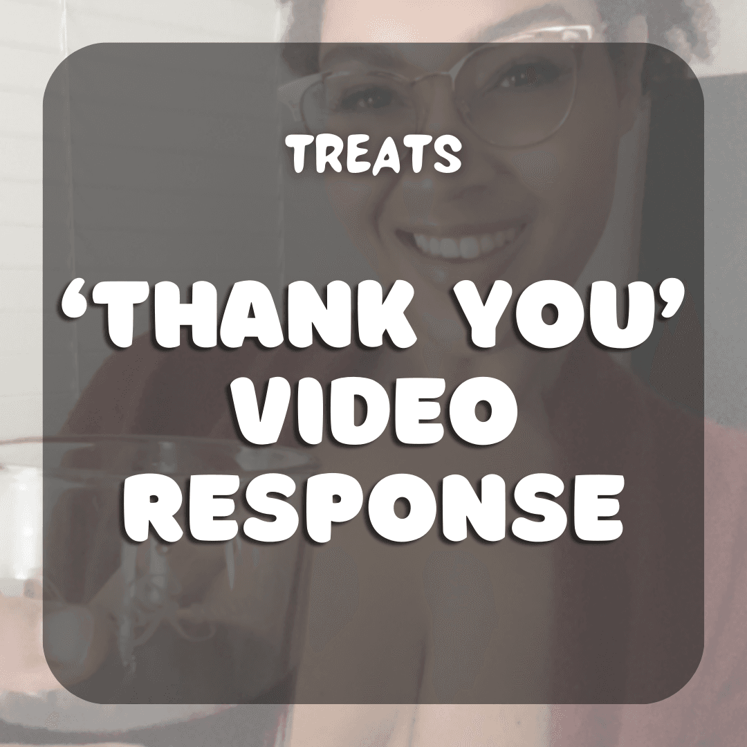 Thank You Video Response