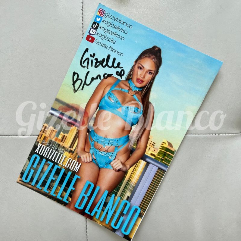 Gizelle Blanco Signed and Kissed 8x10 poster