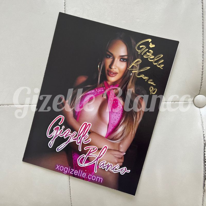 Gizelle Blanco Signed and Kissed 8x10 poster