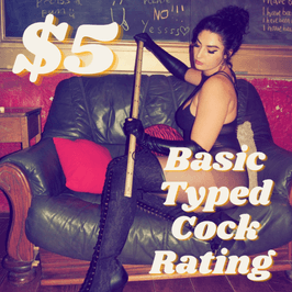 Cock Rating Basic Typed