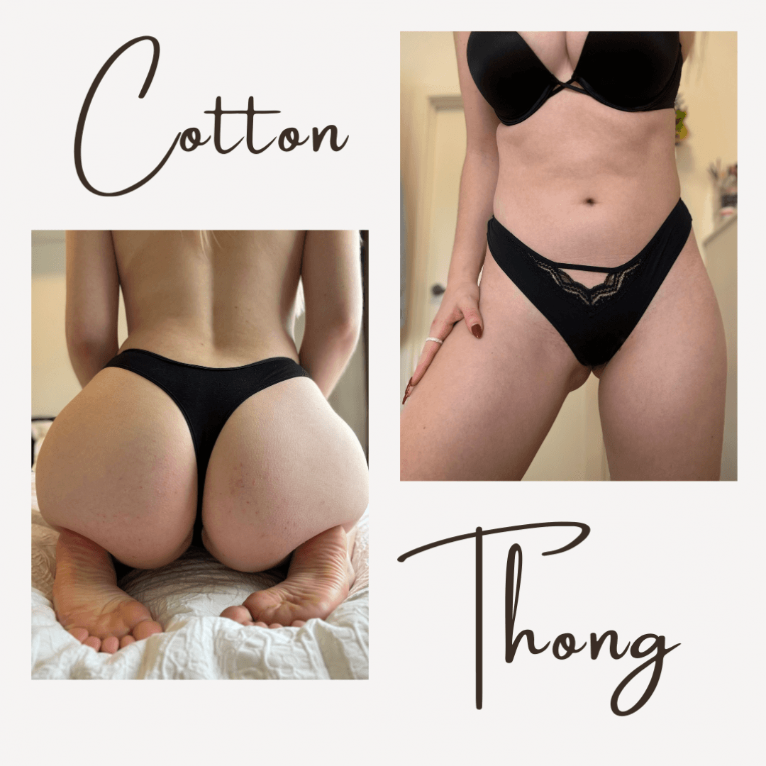 Black la senza thong