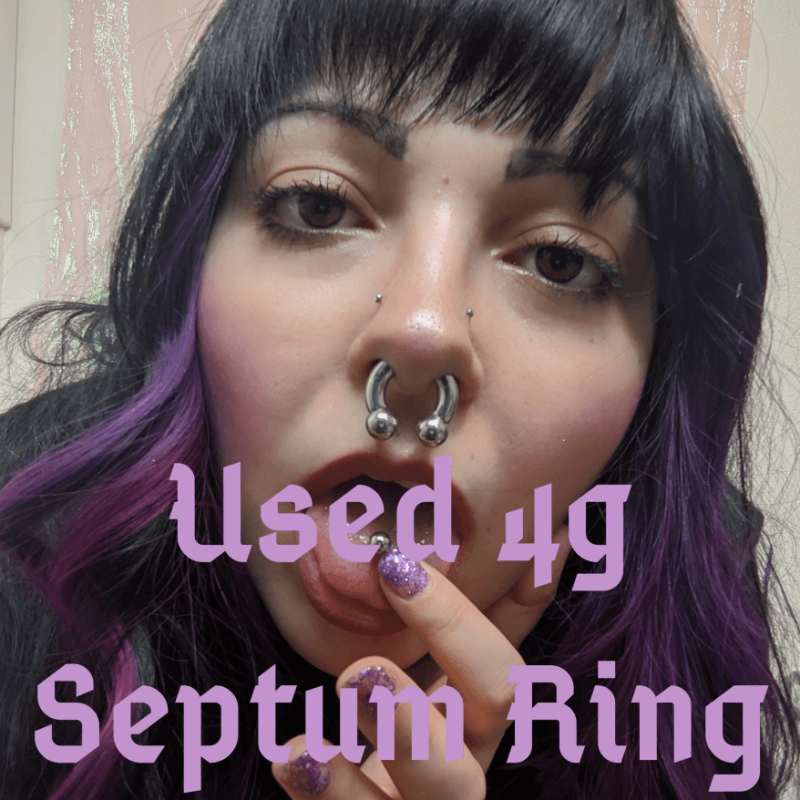 Used 4g Septum Ring