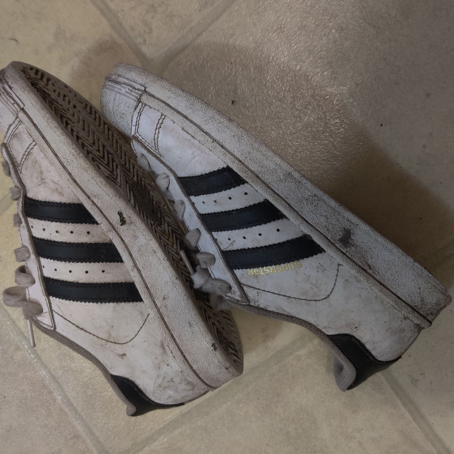 MUDDY DIRTY ADIDAS SNEAKERS