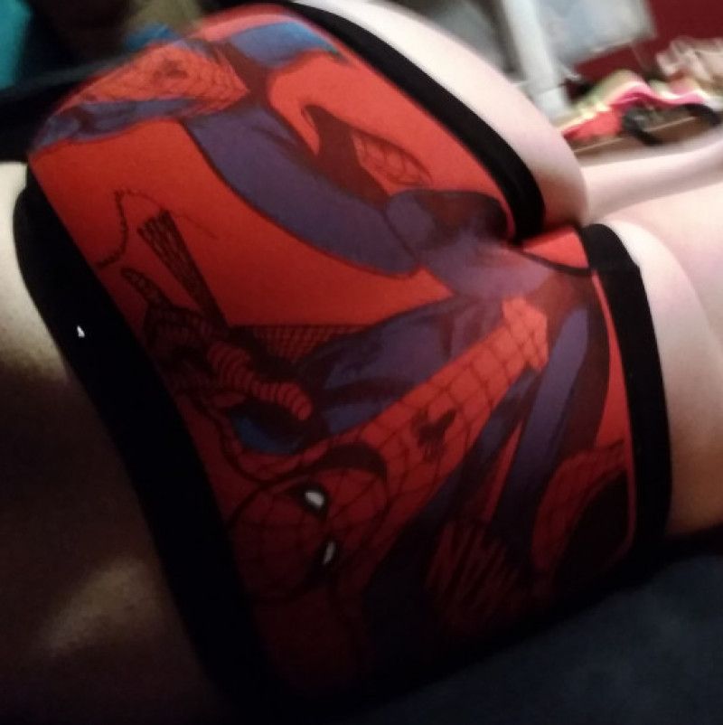 spiderman panty red