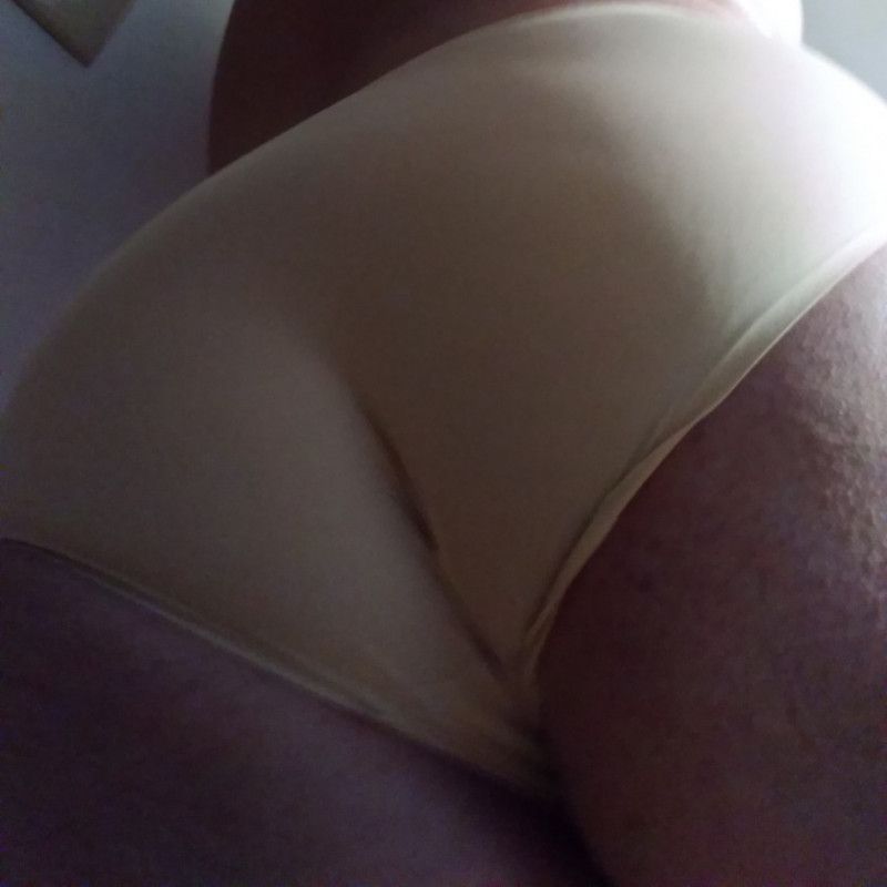 tan nylon panty